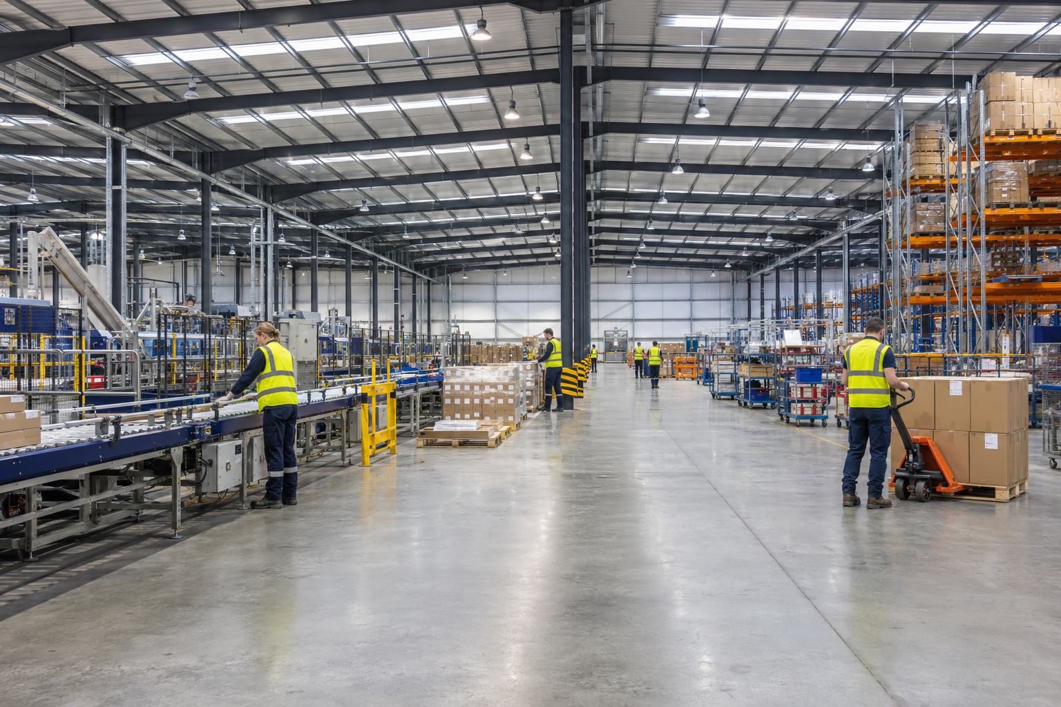 Industrial manufacturing plant