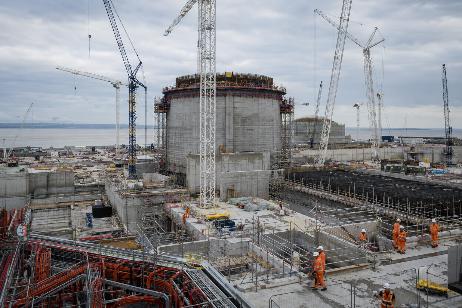 Major nuclear infrastructure construction site